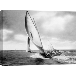 Wall art print and canvas. Under sail, Sydney Harbour