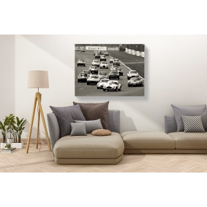 Cuadro de coches en canvas. Gasoline Images, Silverstone Classic Race