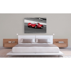 Wall art print and canvas. Gasoline Images, Historical race-cars