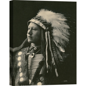 Cuadro en canvas, fotos historicas. John Hollow Horn Bear, Sioux, 1898