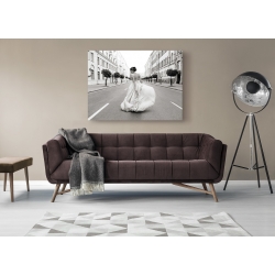 Wall art print and canvas. Haute Photo Collection, Walking down a road