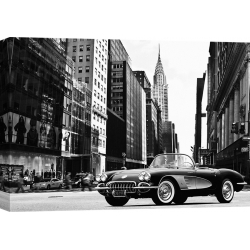 Wall art print and canvas. Gasoline Images, Roadster in NYC