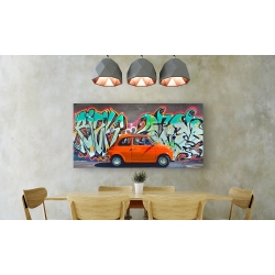 Cuadro de coches en canvas. Gasoline Images, Iconic street art II