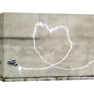 Quadro, stampa su tela. Anonimo (attribuito a Banksy), Rumford Street, Liverpool (graffito), dettaglio