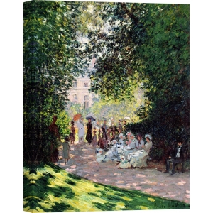 Wall art print and canvas. Claude Monet, The Parc Monceau
