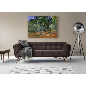 Wall art print and canvas. Claude Monet, The Bodmer Oak, Fontainebleau Forest
