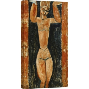 Quadro, stampa su tela. Amedeo Modigliani, Cariatide