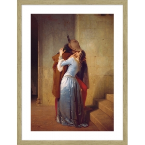 Leinwandbilder. Francesco Hayez, Der Kuss