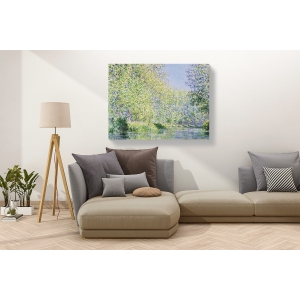 Cuadro en canvas. Claude Monet, El río de Epte en Giverny