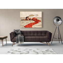 Wall art print and canvas. Sonya Duval, Reclined Angel