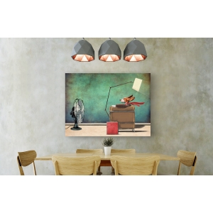 Wall art print and canvas. Etienne Betie, Racing Dog