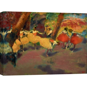 Quadro, stampa su tela. Edgar Degas, Prima dello spettacolo