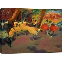 Wall art print and canvas. Edgar Degas, Before the performance