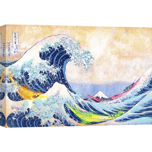 Wall art print and canvas. Eric Chestier, Hokusai's Wave 2.0