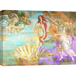 Cuadro pop en canvas. El nacimiento de Venus de Botticelli 2.0