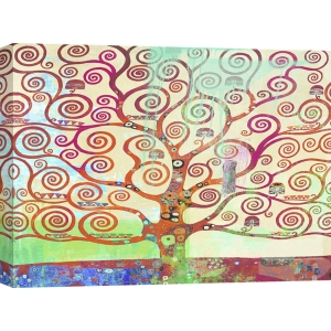 Tableau sur toile. Eric Chestier, Klimt's Tree 2.0