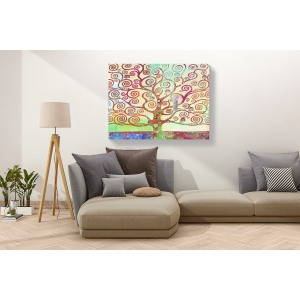 Wall art print and canvas. Eric Chestier, Klimt's Tree 2.0