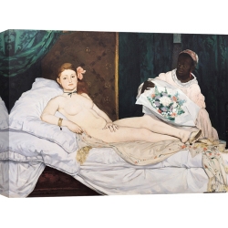 Wall art print and canvas. Edouard Manet, Olympia