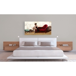 Wall art print and canvas. Andrea Antinori, The Red Sofa