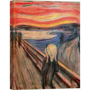 Wall art print and canvas. Edvard Munch, The Scream