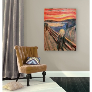 Wall art print and canvas. Edvard Munch, The Scream