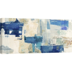 Cuadro abstracto azul en canvas. Anne Munson, Rhapsody in Blue