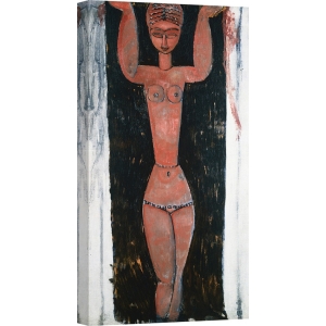 Cuadro en canvas. Amedeo Modigliani, Cariátide roja