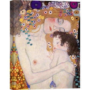 Tableau sur toile. Gustav Klimt, Les trois âges de la femme (détail)