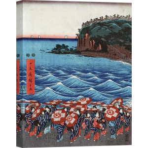 Tableau Japonais. Hiroshige, Opening celebration of Benzaiten I