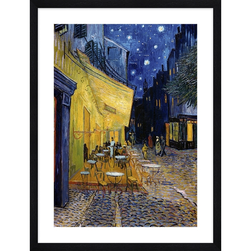 Quadro, stampa su tela. Vincent van Gogh, Terrazza del caffé la sera