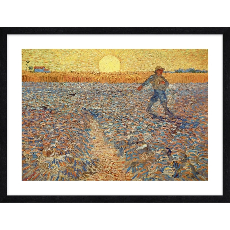 Wall art print and canvas. Vincent van Gogh, The Sower