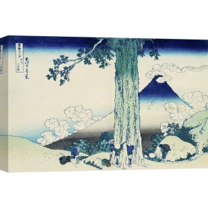 Cuadros japoneses en canvas. Hokusai, Vista del monte Fuji