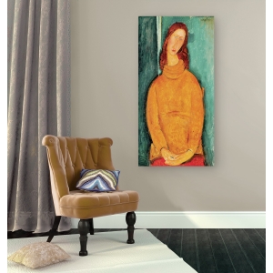 Cuadro en canvas. Amedeo Modigliani, Retrato de Jeanne Hébuterne