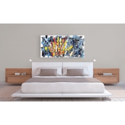 Cuadro abstracto moderno en canvas. Bob Ferri, Rising Sun