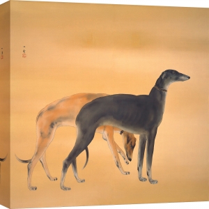 Wall art print, canvas and poster by Hashimoto, Dogs from Europe