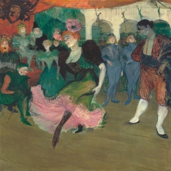 Kunstdruck, Poster Toulouse-Lautrec, Marcelle Lender tanzt Bolero