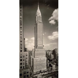 Quadro, poster, stampa bianco e nero. Chrysler Building, New York