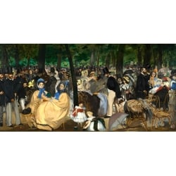 Cuadro, poster y lienzo, Edouard Manet, Música en las Tullerías