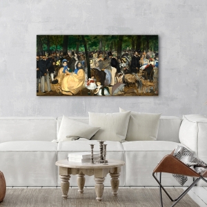 Tableau toile, affiche, Edouard Manet, La Musique aux Tuileries