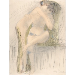 Kunstdruck und Leinwandbilder Auguste Rodin, Die Umarmung