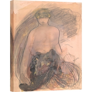 Quadro, poster, stampa su tela. Disegno di Auguste Rodin, Nerone