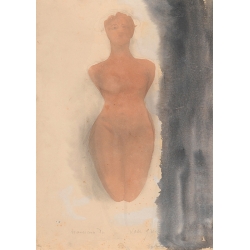 Quadro, poster, stampa su tela. Auguste Rodin, Origine del vaso greco
