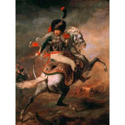 Art print, canvas and poster. Gericault, Officer of the Imperial Guard