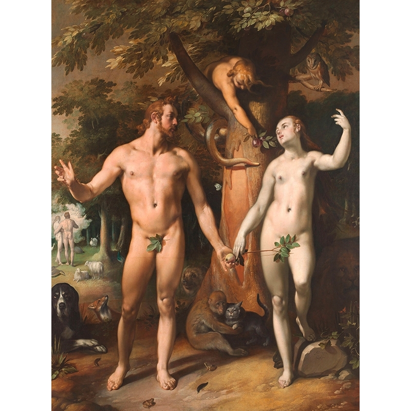 Wall art print, canvas and poster by van Haarlem, The Fall of Man