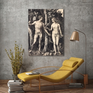 Wall art print, canvas and poster by Durer, Adam and Eve