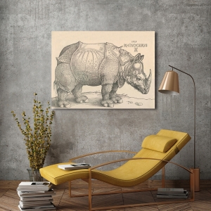 Kunstdruck, Leinwandbilder, Poster Albrecht Dürer, Rhinozeros