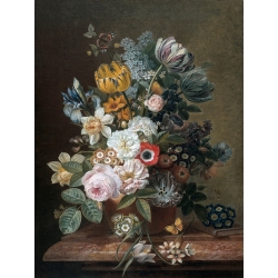 Tableau toile, affiche Eelkema, Nature morte avec des fleurs