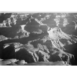 Stampa bianco e nero Ansel Adams. Grand Canyon National Park, three