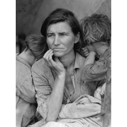 Kunstdruck Dorothea Lange, Destitute pea pickers, California
