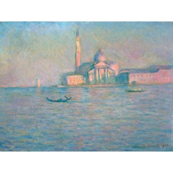 Tableau toile, affiche, poster Monet, L'église de San Giorgio, Venise